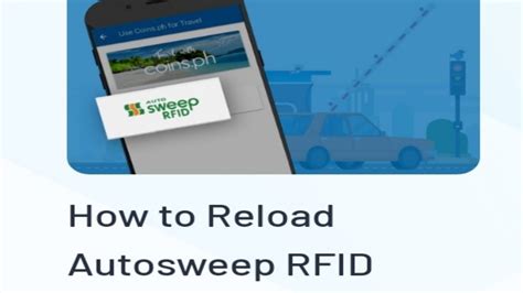 How to reload Autosweep RFID .